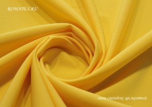 Ткань лиза спандекс цвет жёлтый